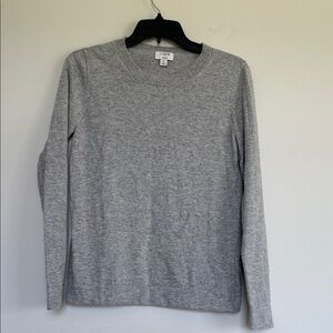 J. Crew Men's Light Gray Crewneck Sweater